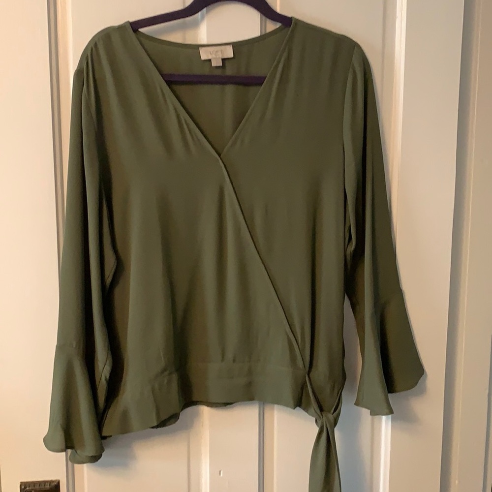 Loft Outlet faux wrap blouse